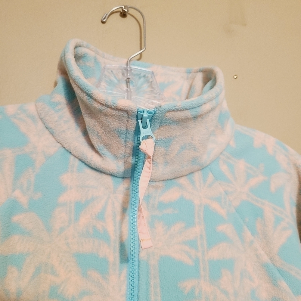 Chubbies | Men's Pink & Blue Palm Tree Full Zip Pullover Jacket (Size Large) - Picture 3 of 15